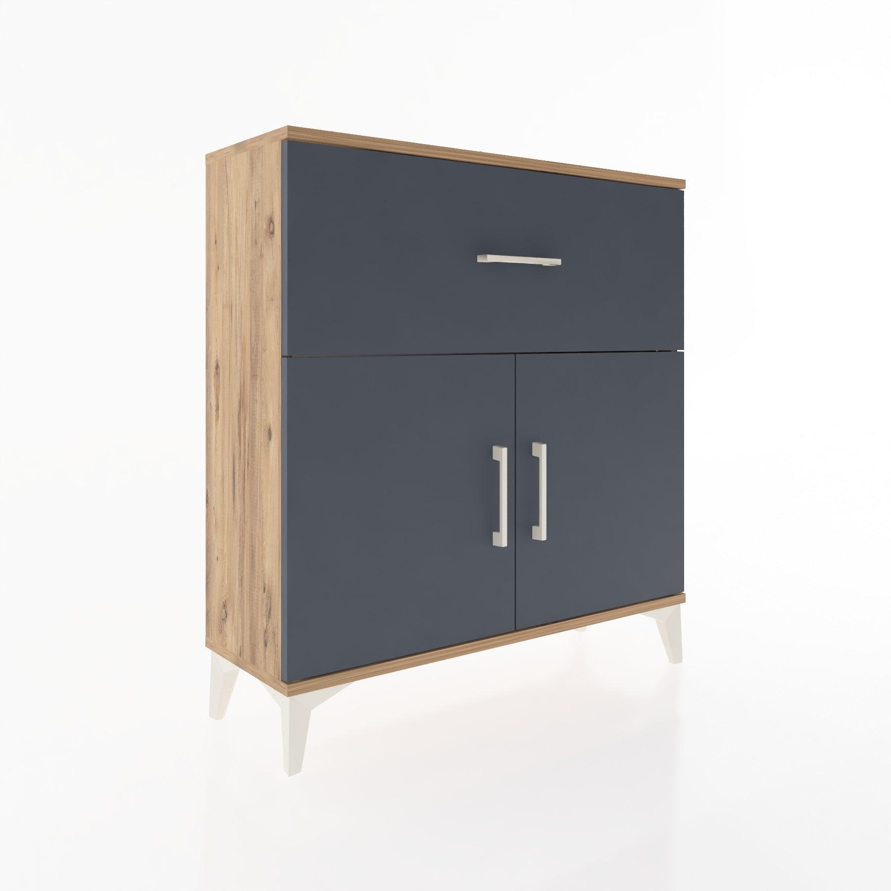 Woodntry Modular Dresser Pine 88x30x84 cm with Cover and Drawer KC68-3