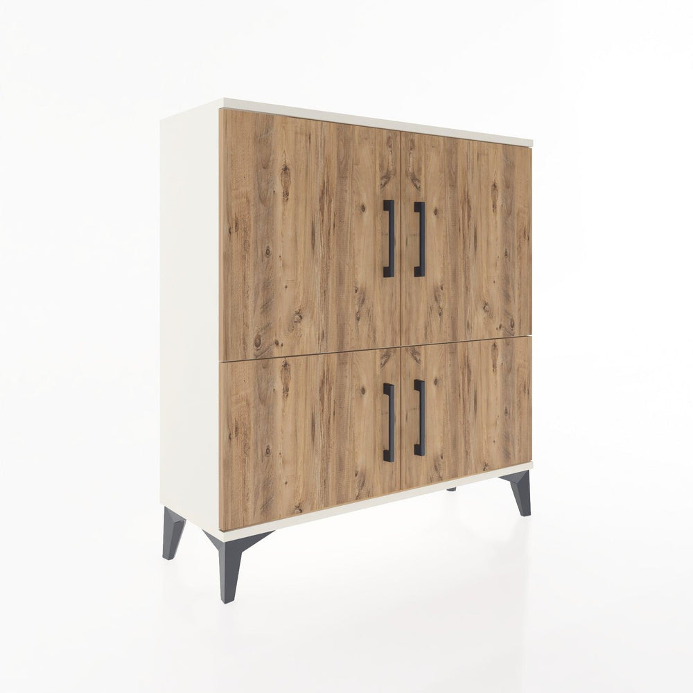 Woodntry Modüler Şifonyer Aytaşı 88x30x84 cm Kapaklı K70-1