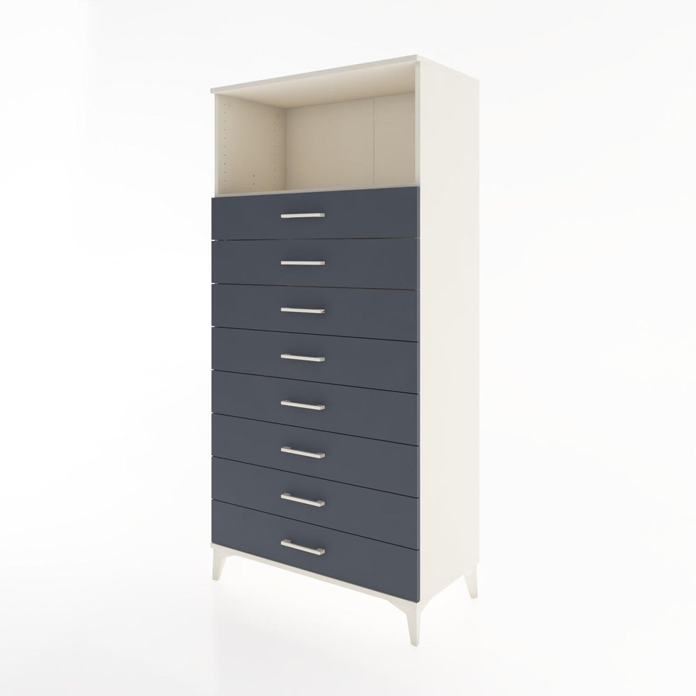 Woodntry Modular Cabinet Moonstone 88x44x170 cm with Drawers and Shelves CR32-1