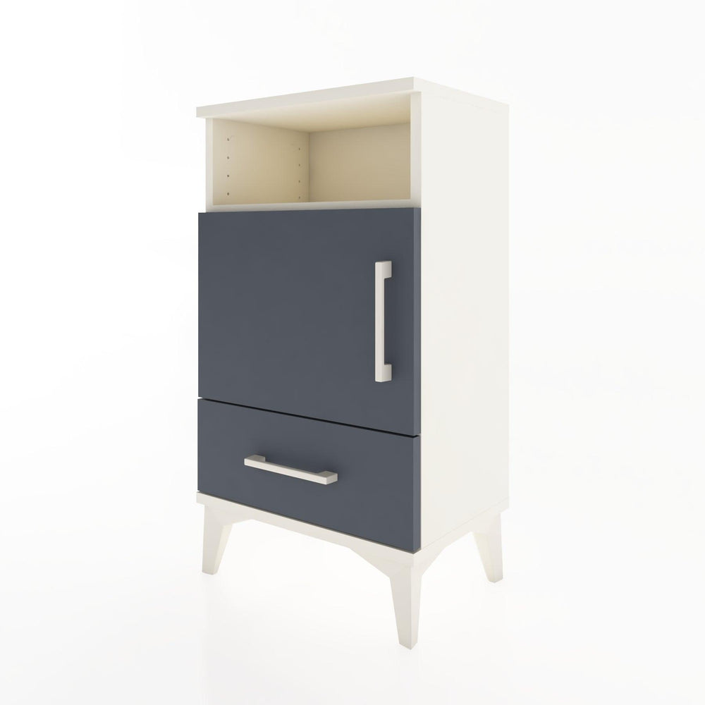 Woodntry Modüler Komodin Raf Kapak Çekmeceli 44x30x68 cm Aytaşı - Woodntry