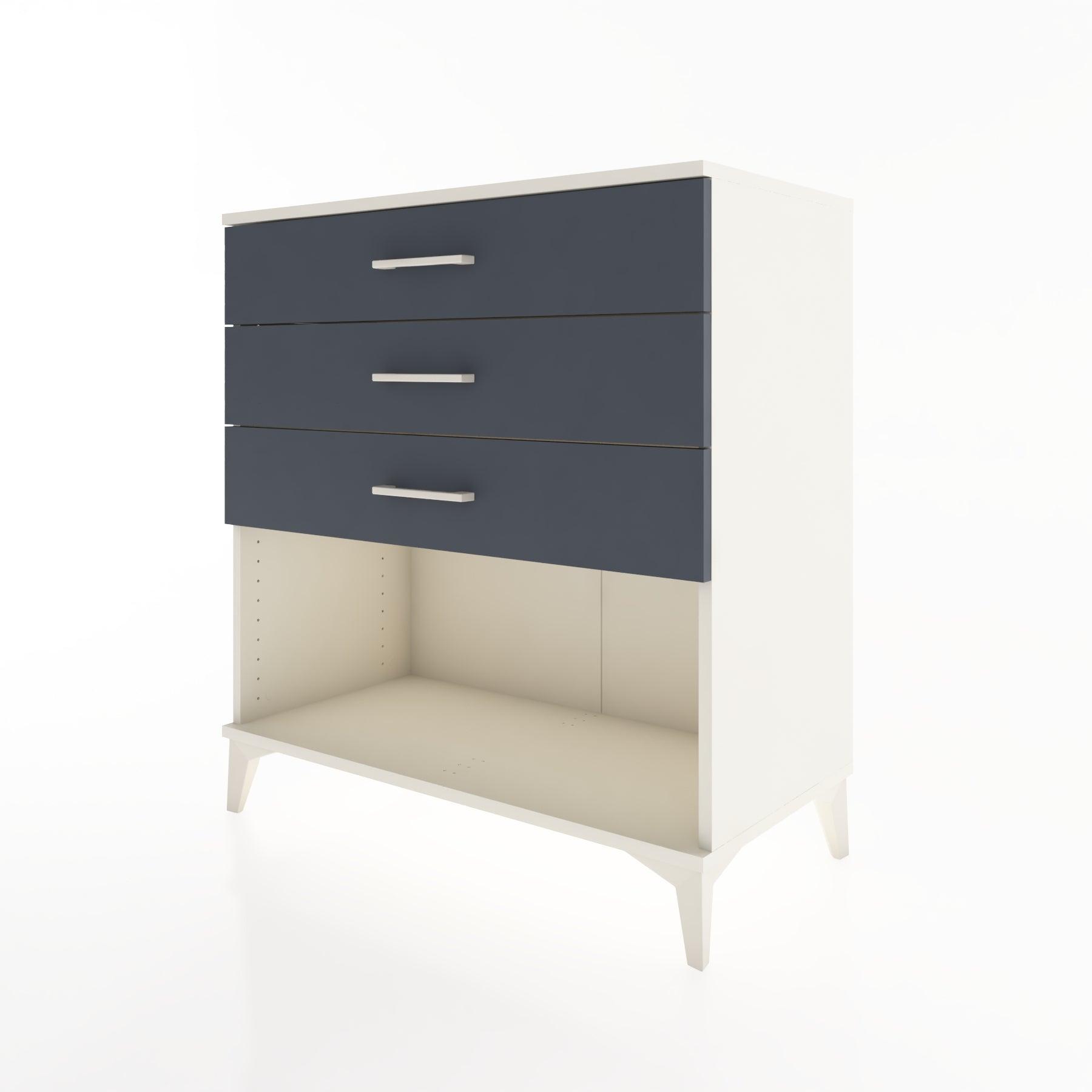 Woodntry Modüler Şifonyer Aytaşı 88x44x84 cm Çekmeceli ve Raflı CR11-1
