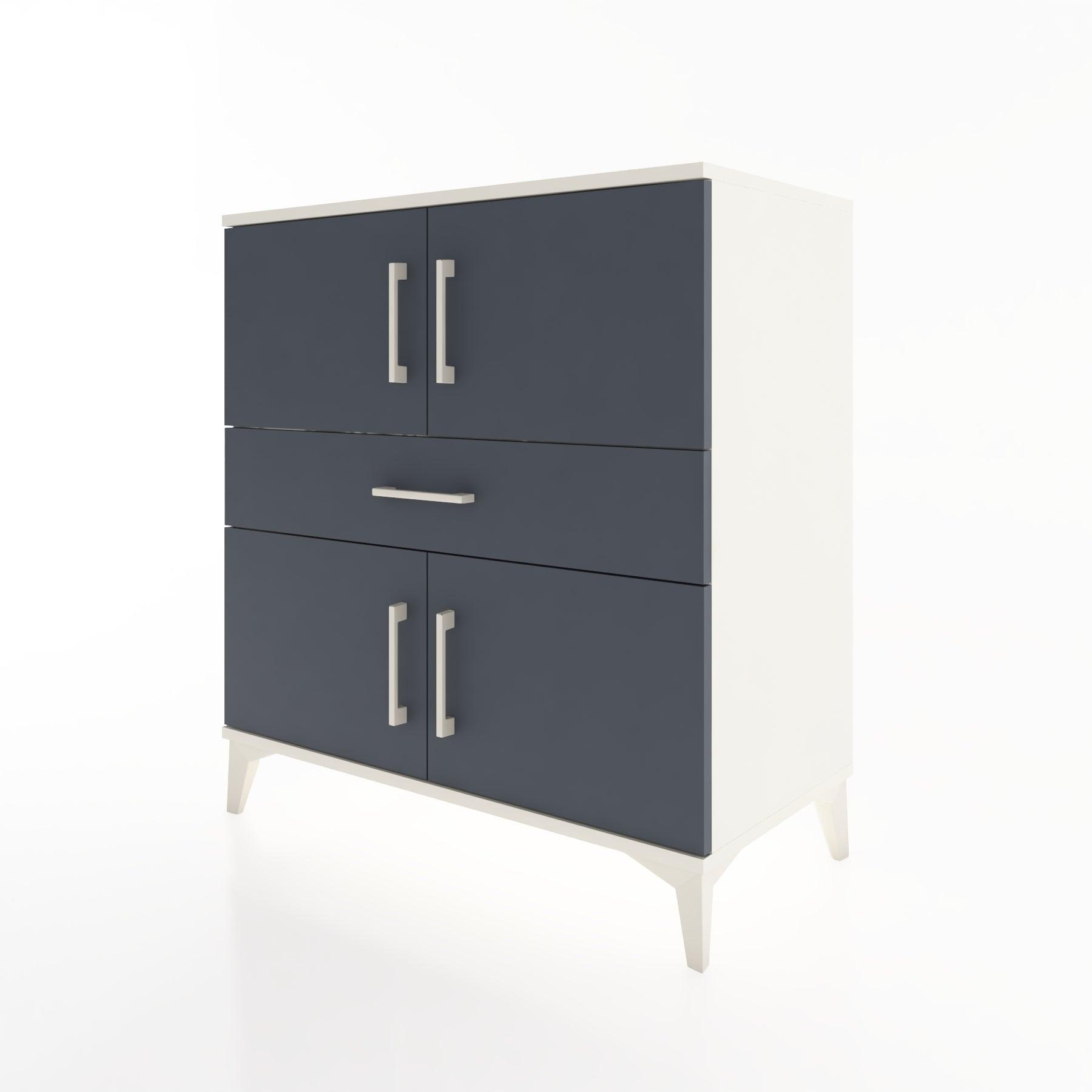 Woodntry Modular Dresser Moonstone 88x44x84 cm with Cover and Drawer KC101-1