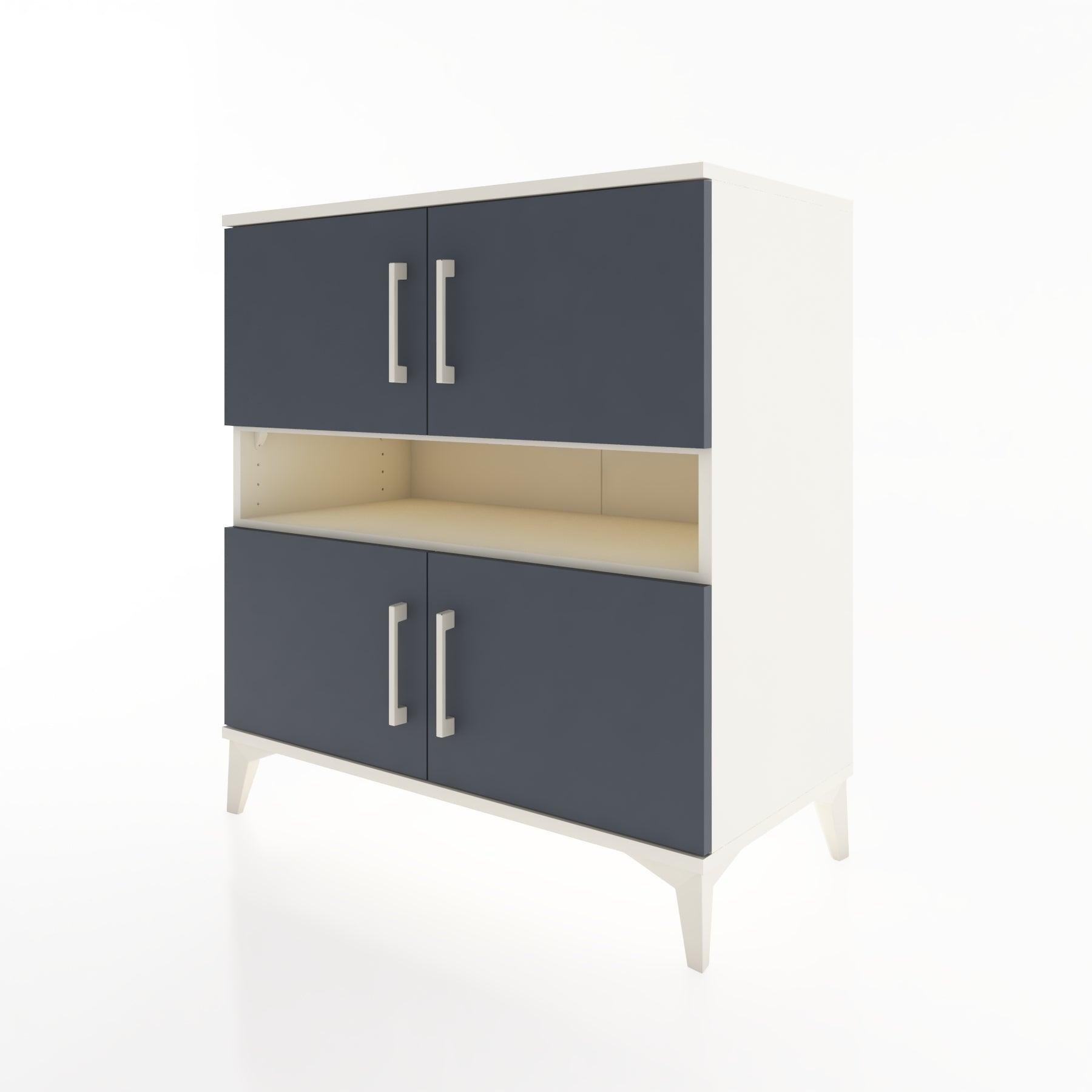 Woodntry Modular Dresser Moonstone 88x44x84 cm with Cover and Drawer KC102-1