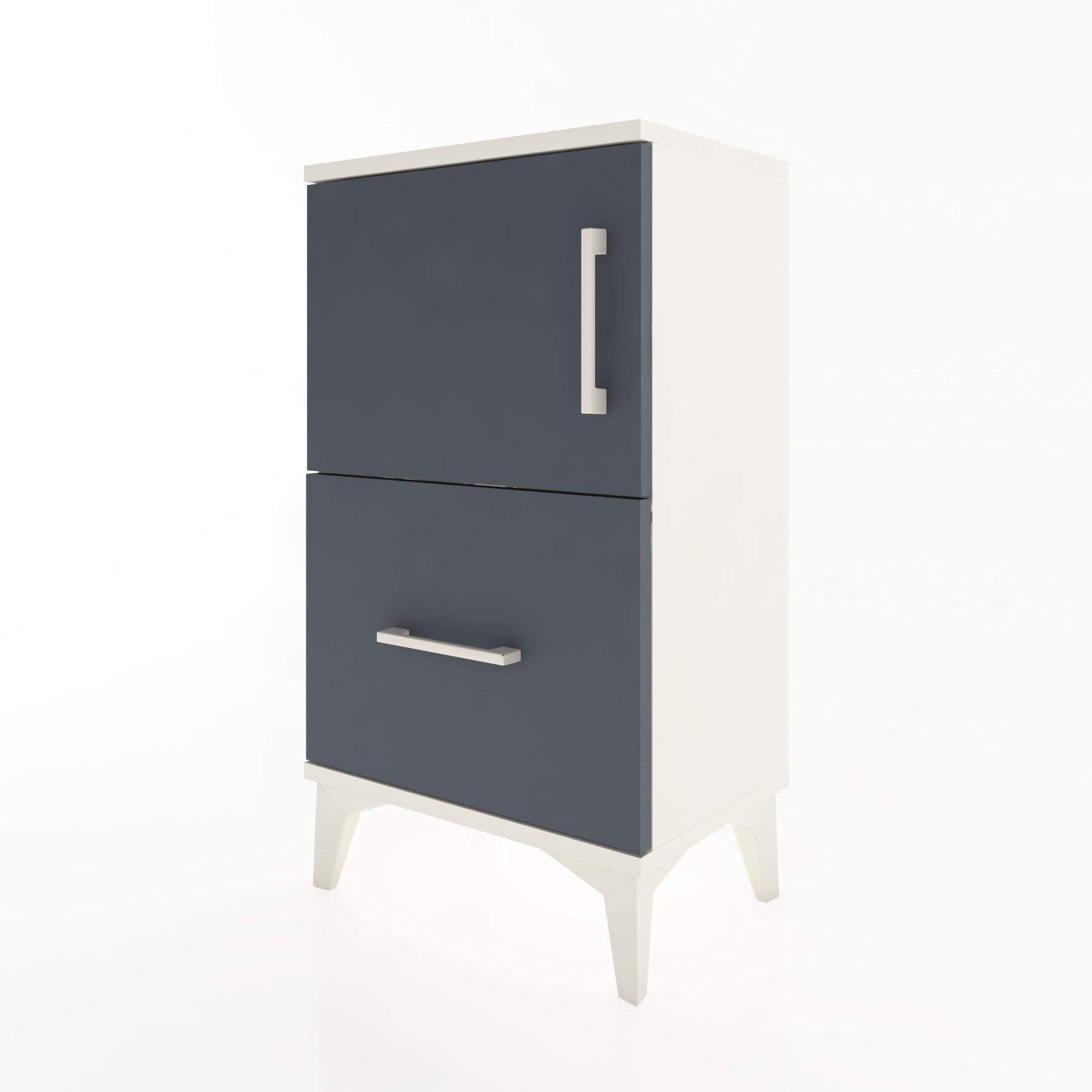 Woodntry Modüler Komodin Çekmece ve Kapaklı V2 44x30x68 cm Aytaşı - Woodntry