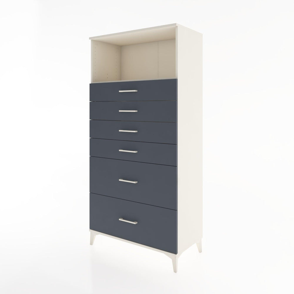 Woodntry Modular Cabinet Moonstone 88x44x170 cm with Drawers and Shelves CR45-1