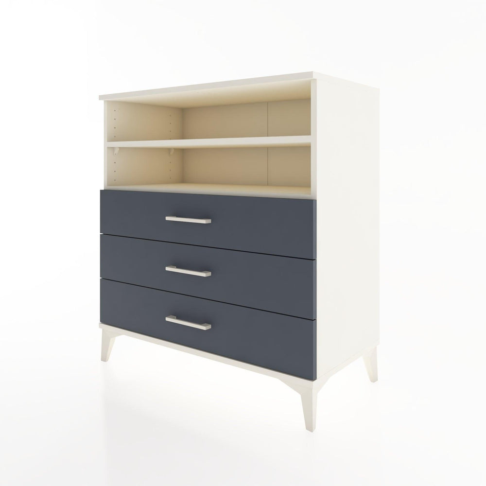 Woodntry Modüler Şifonyer Aytaşı 88x44x84 cm Çekmeceli ve Raflı CR17-1