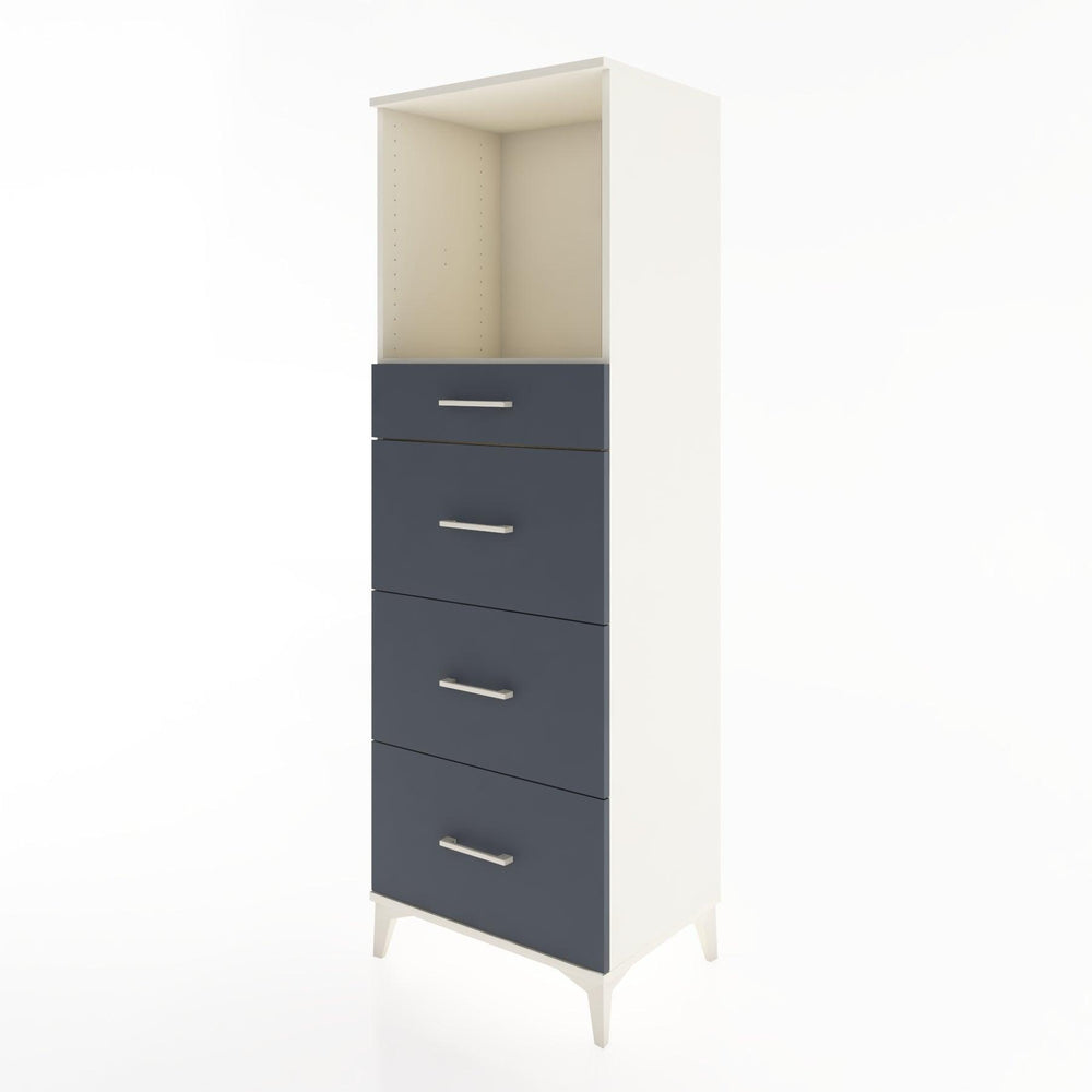 Woodntry Modular Cabinet Moonstone 60x44x170 cm with Drawers and Shelves CR50-1