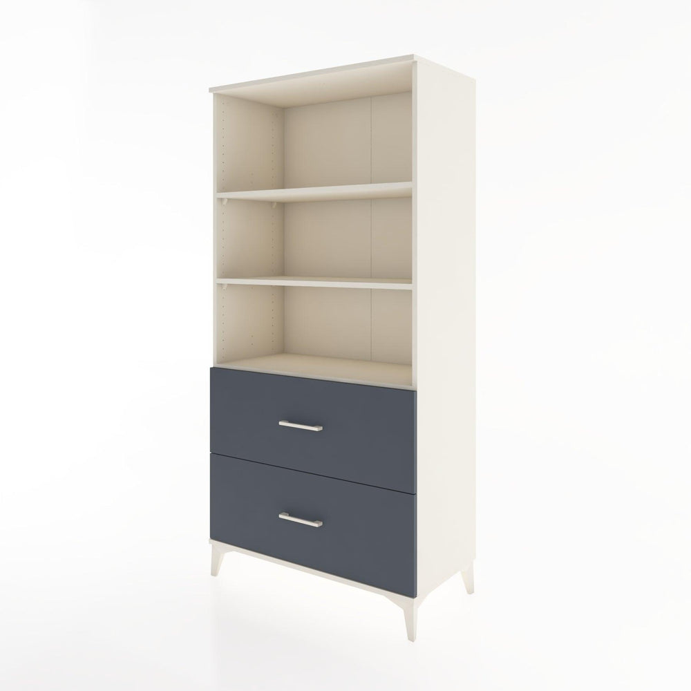 Woodntry Modular Cabinet Moonstone 88x44x170 cm with Drawers and Shelves CR49-1
