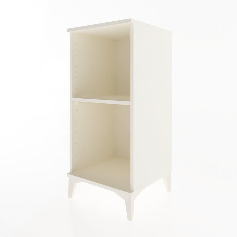 Woodntry Modular Nightstand Moonstone 44x44x84 cm with Shelf R51-1