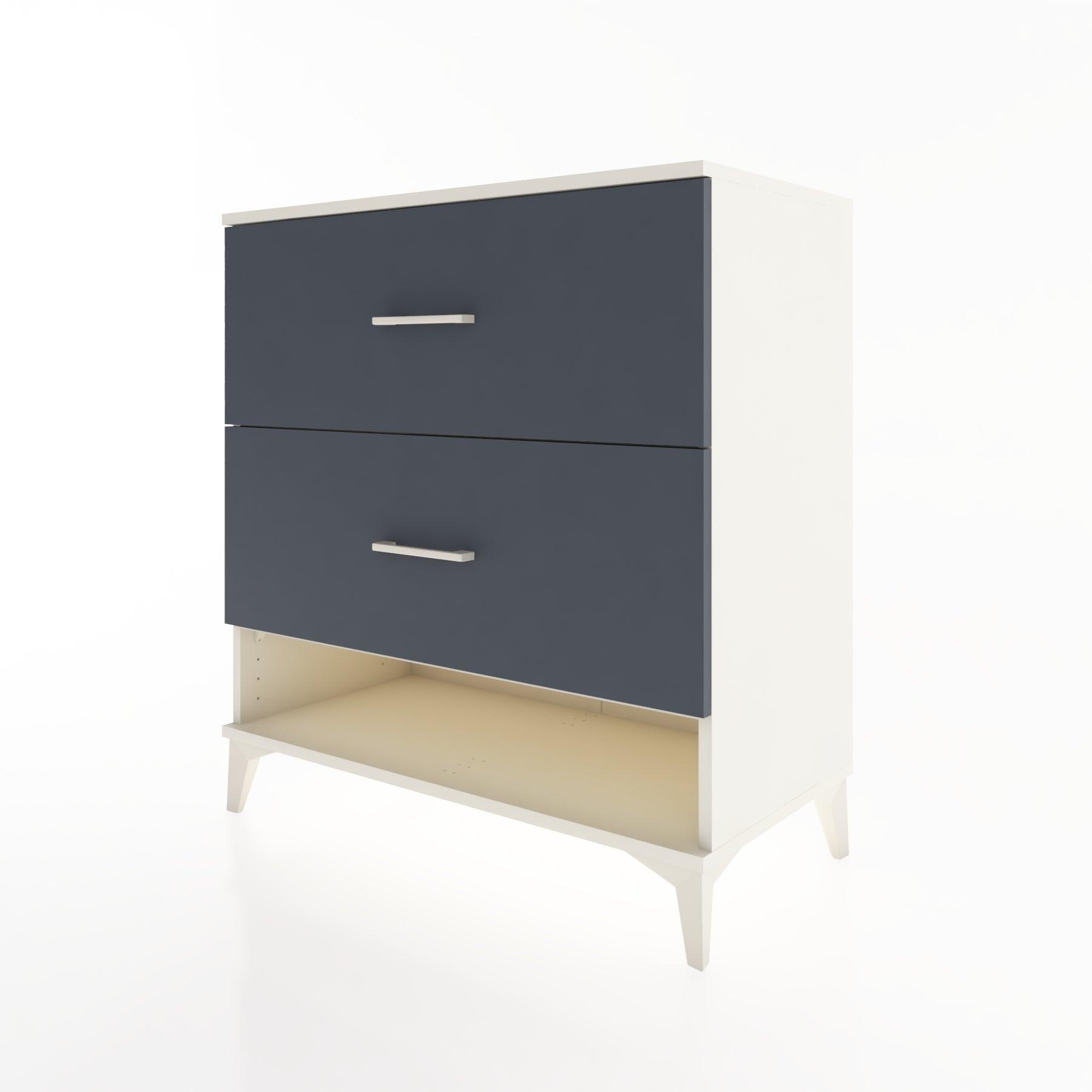 Woodntry Modüler Şifonyer Aytaşı 88x44x84 cm Çekmeceli ve Raflı CR4-1