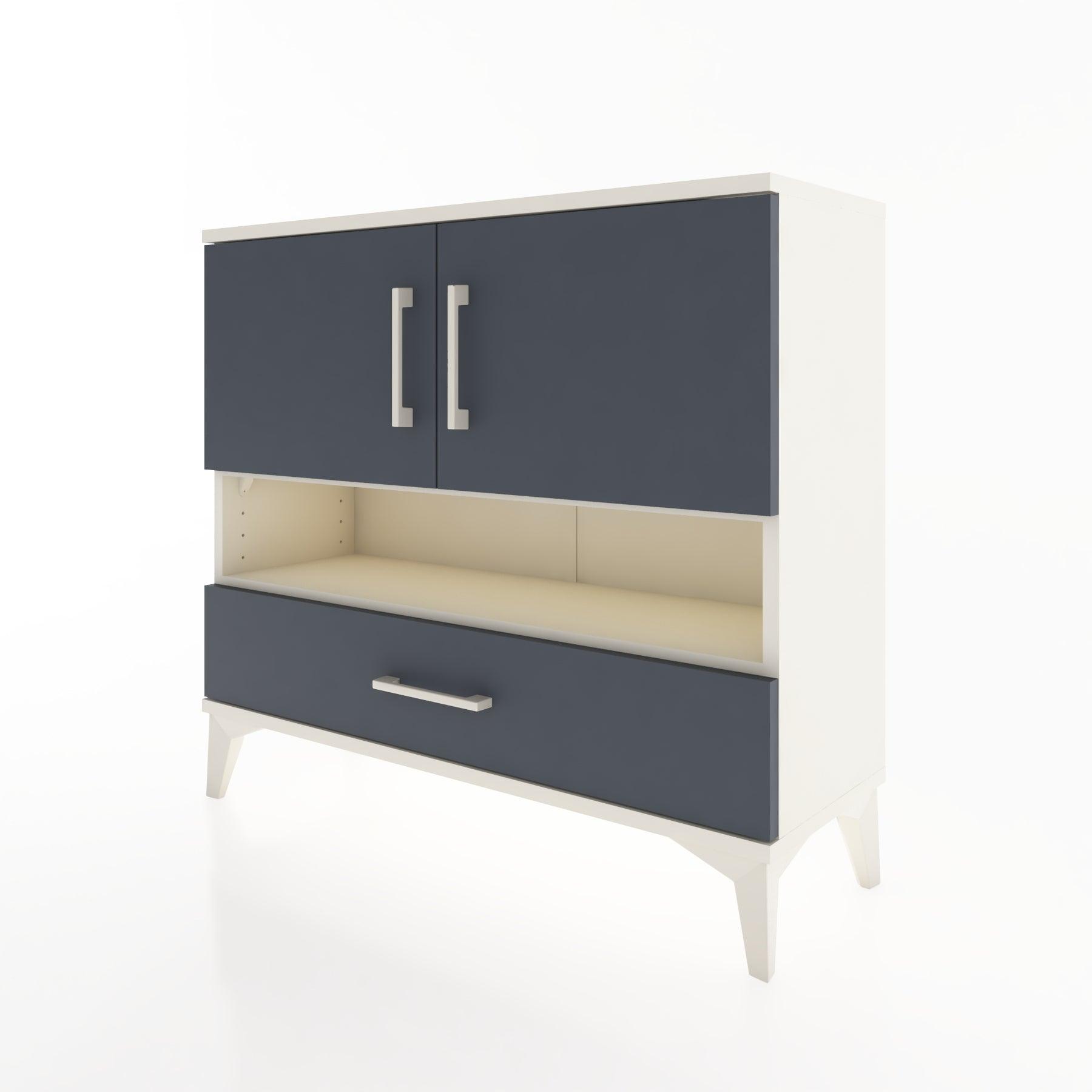 Woodntry Modüler Şifonyer İki Kapaklı T1 88x30x94 cm Aytaşı - Woodntry