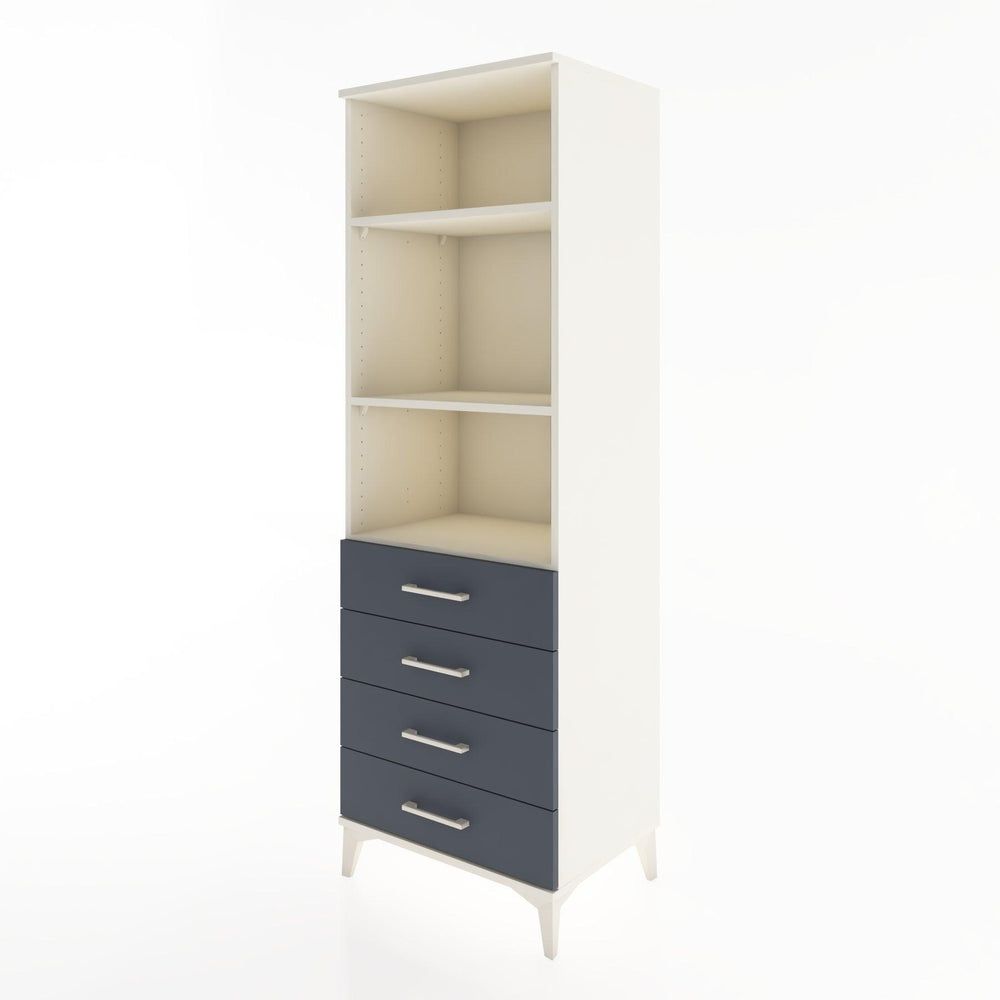 Woodntry Modular Cabinet Moonstone 60x44x170 cm with Drawers and Shelves CR36-1