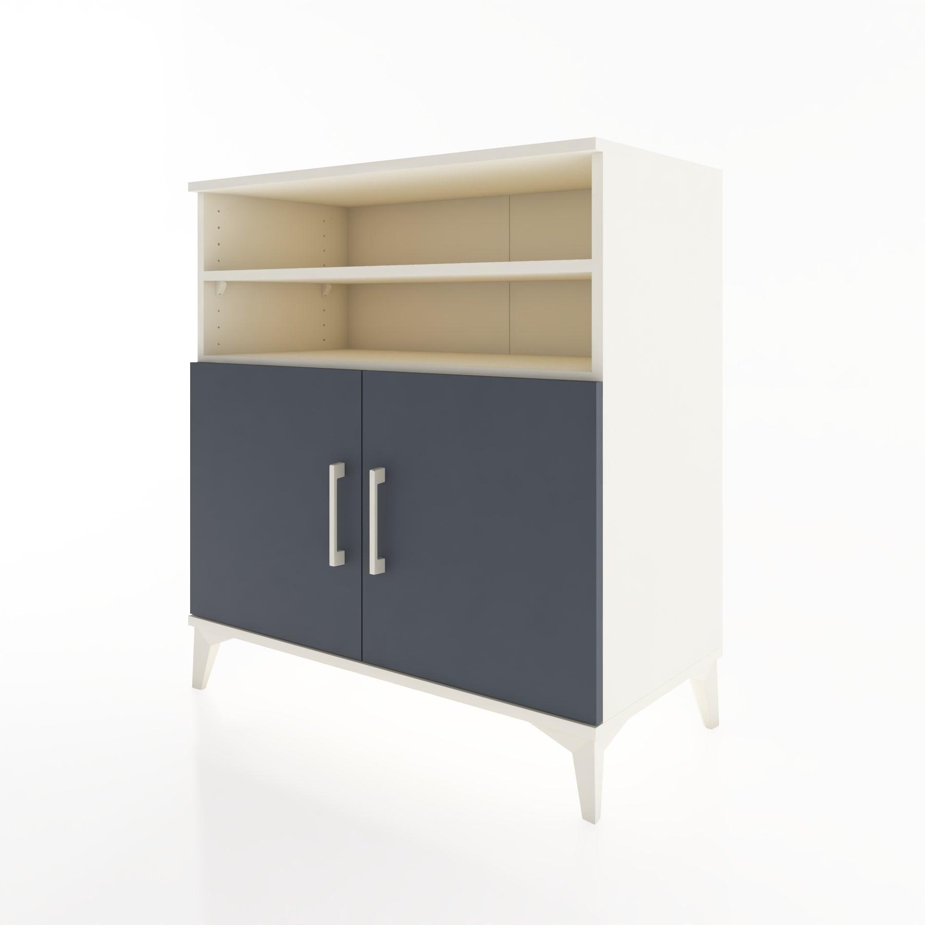 Woodntry Modular Dresser Moonstone 88x44x84 cm with Cover and Shelf KR38-1