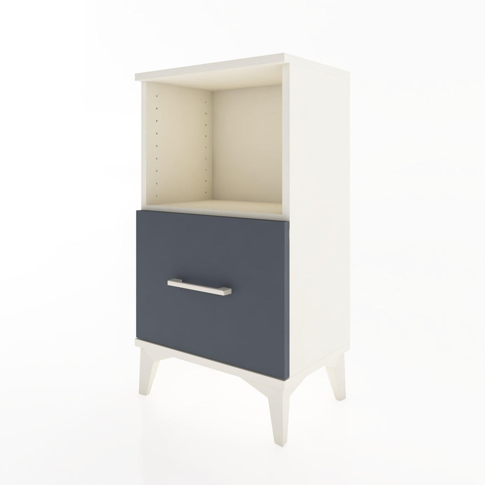 Woodntry Modüler Komodin Tek Çekmece ve Raflı V2 44x30x68 cm Aytaşı - Woodntry