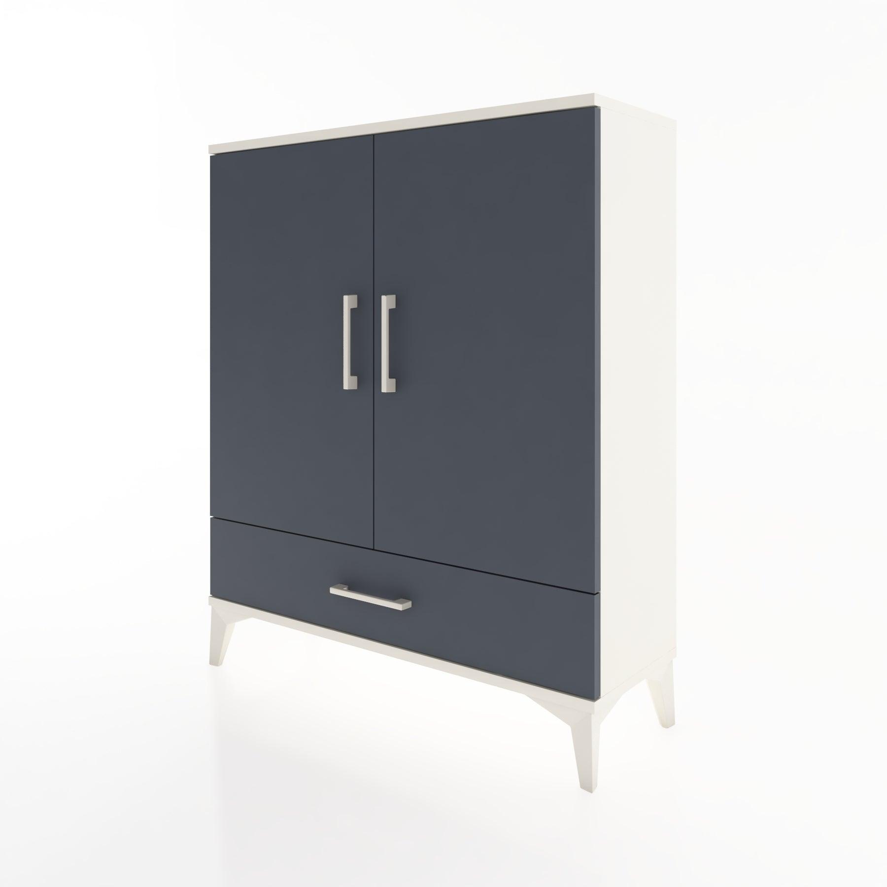 Woodntry Modüler Şifonyer Aytaşı 88x30x94 cm Kapaklı ve Çekmeceli KC2-1