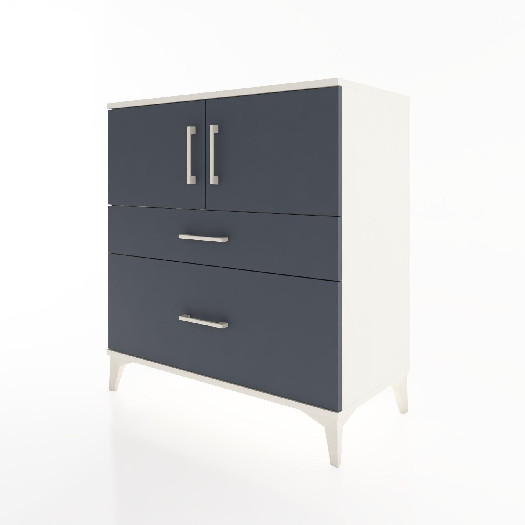 Woodntry Modular Dresser Moonstone 88x44x84 cm with Cover and Drawer KC109-1