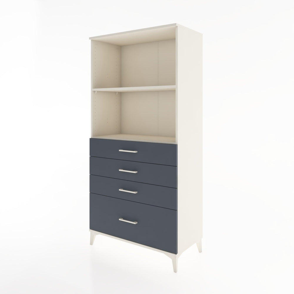 Woodntry Modüler Dolap Aytaşı 88x44x170 cm Çekmeceli ve Raflı CR41-1