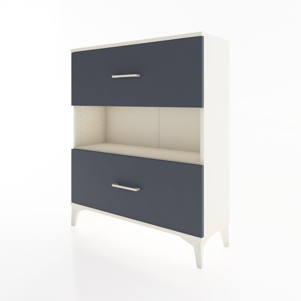 Woodntry Modüler Şifonyer Aytaşı 88x30x94 cm Çekmeceli ve Raflı CR17-1