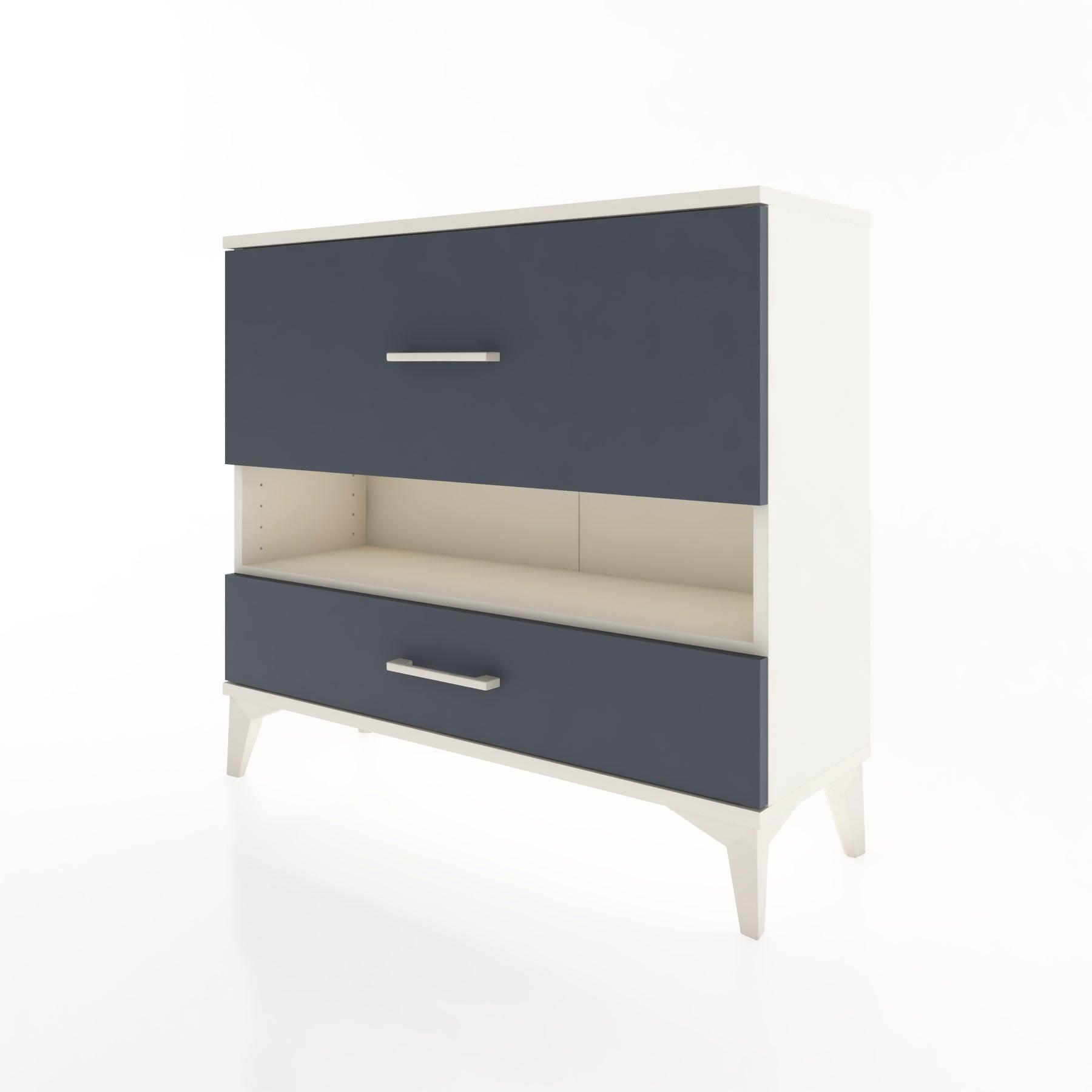 Woodntry Modüler Şifonyer İki Çekmeceli V10 88x30x68 cm Aytaşı - Woodntry