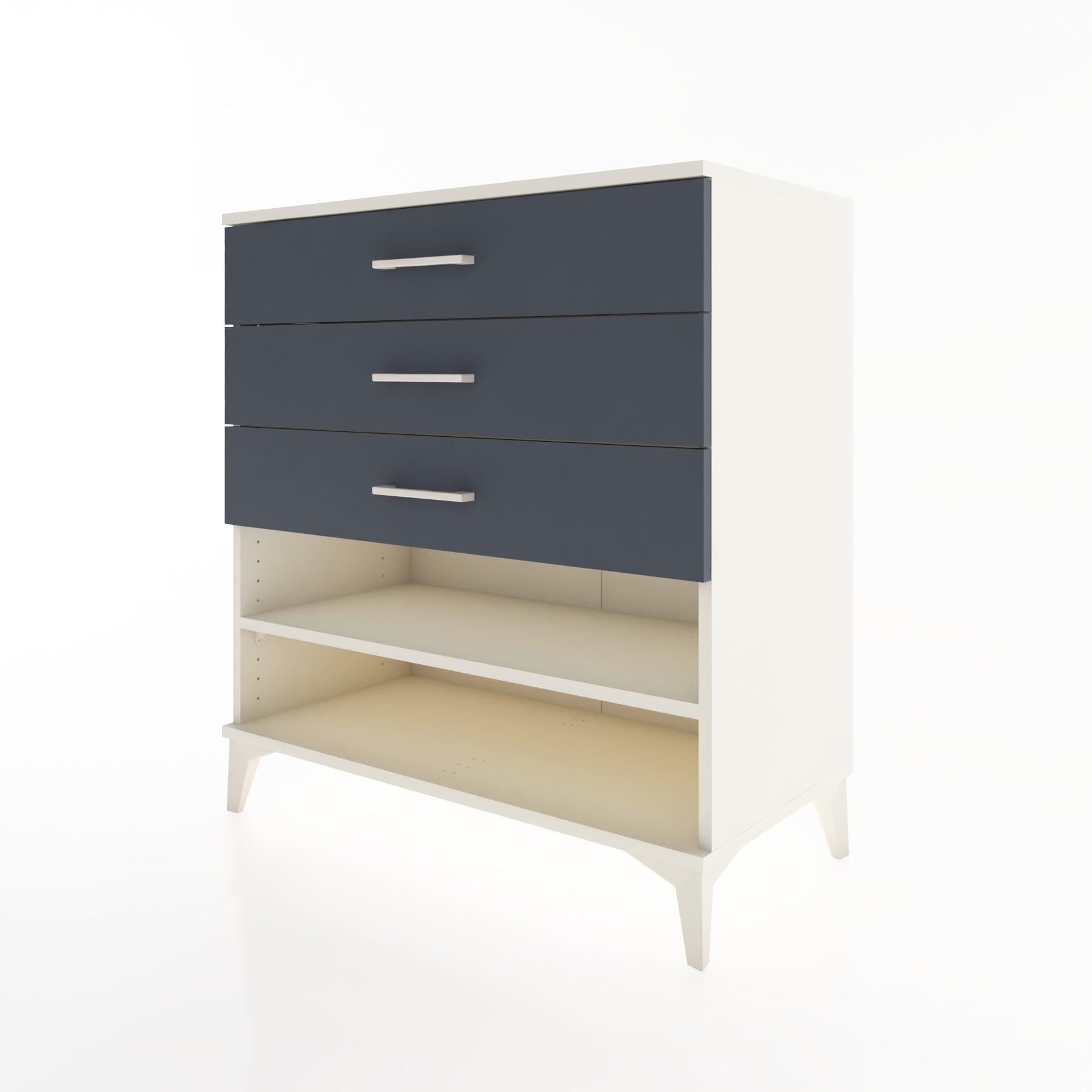 Woodntry Modüler Şifonyer Aytaşı 88x44x84 cm Çekmeceli ve Raflı CR12-1