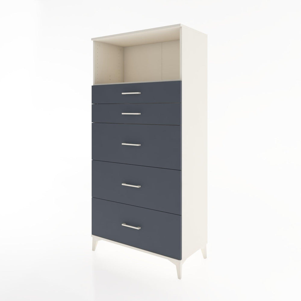 Woodntry Modular Cabinet Moonstone 88x44x170 cm with Drawers and Shelves CR50-1