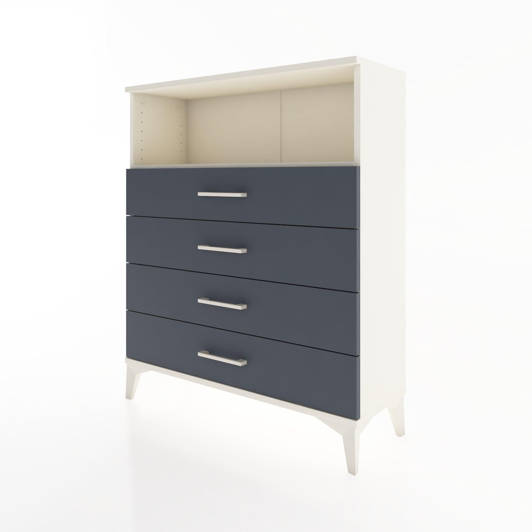 Woodntry Modüler Şifonyer Aytaşı 88x30x94 cm Çekmeceli ve Raflı CR19-1