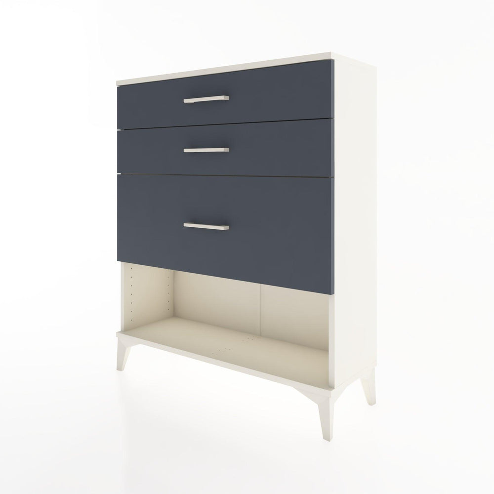 Woodntry Modular Dresser Moonstone 88x30x94 cm with Drawers and Shelves CR15-1