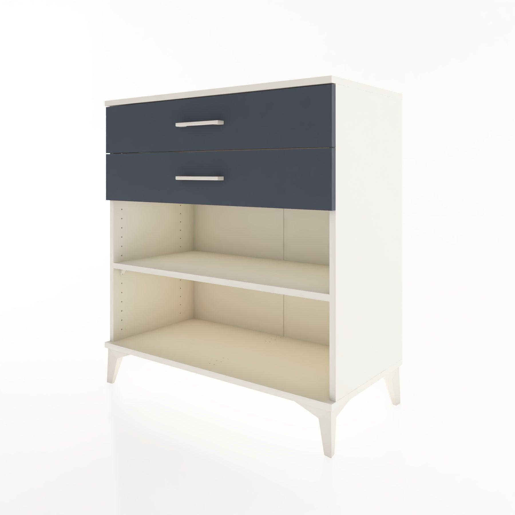 Woodntry Modüler Şifonyer Aytaşı 88x44x84 cm Çekmeceli ve Raflı CR14-1