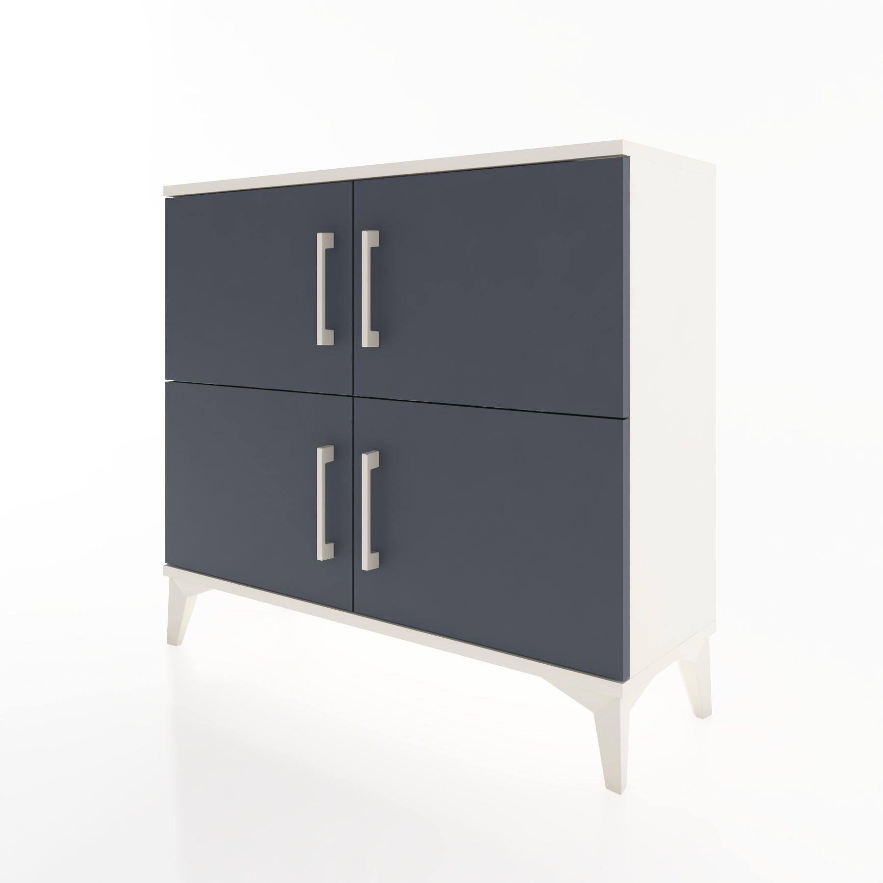 Woodntry Modüler Şifonyer Dört Kapaklı 88x30x68 cm Aytaşı - Woodntry