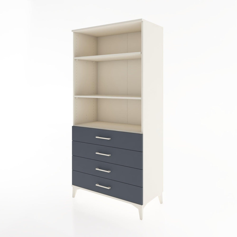 Woodntry Modular Cabinet Moonstone 88x44x170 cm with Drawers and Shelves CR36-1