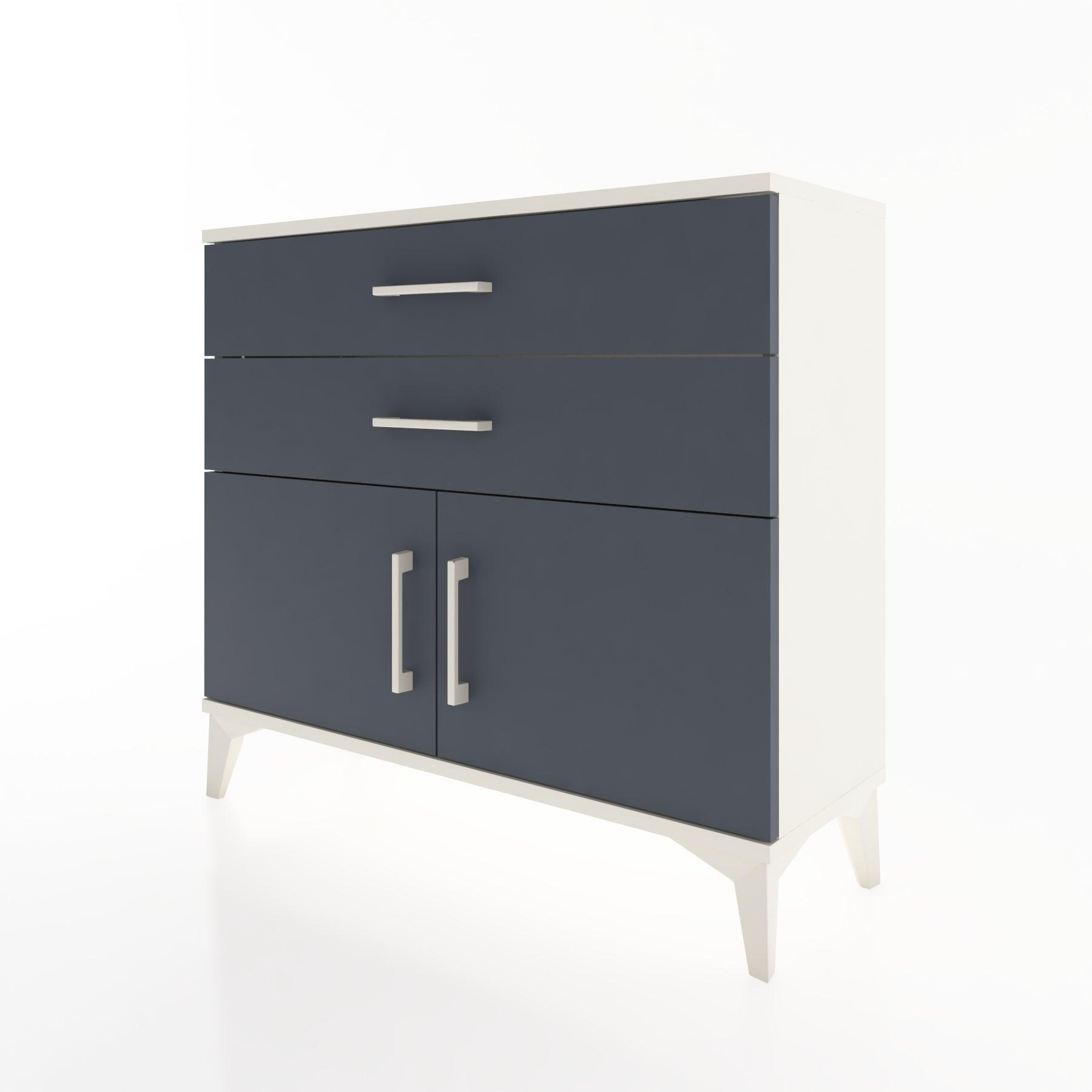 Woodntry Modüler Şifonyer Çekmece Raf Kapaklı 88x30x68 cm Çam - Woodntry
