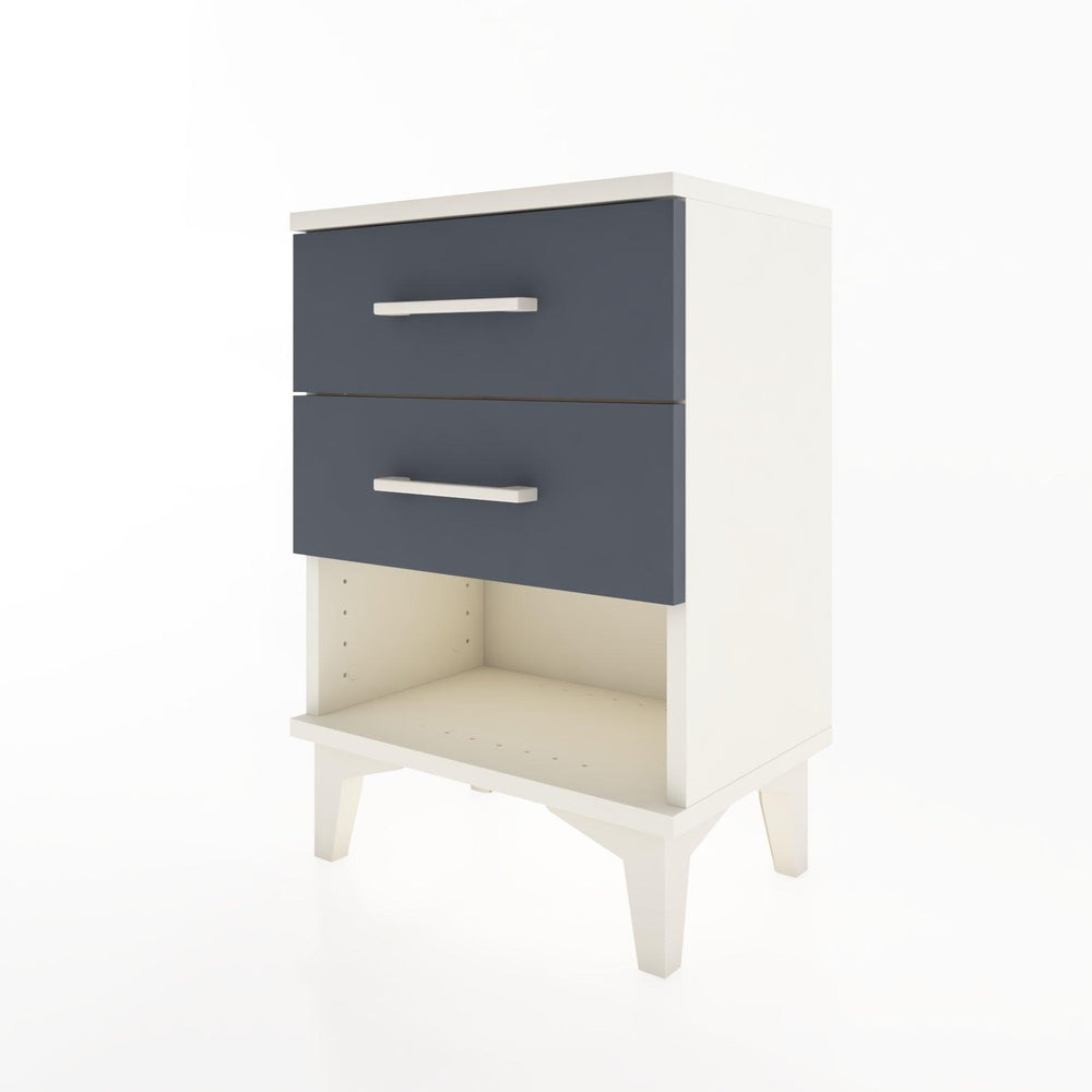 Woodntry Modüler Komodin İki Çekmece ve Raf 44x30x52 cm Aytaşı - Woodntry