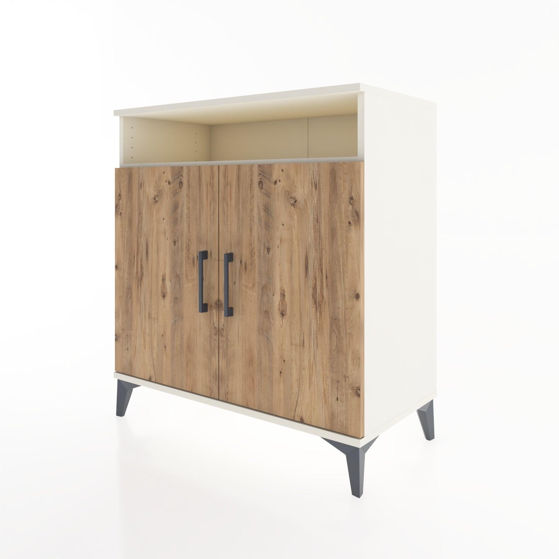 Woodntry Modular Dresser Moonstone 88x44x84 cm with Cover and Shelf KR84-1
