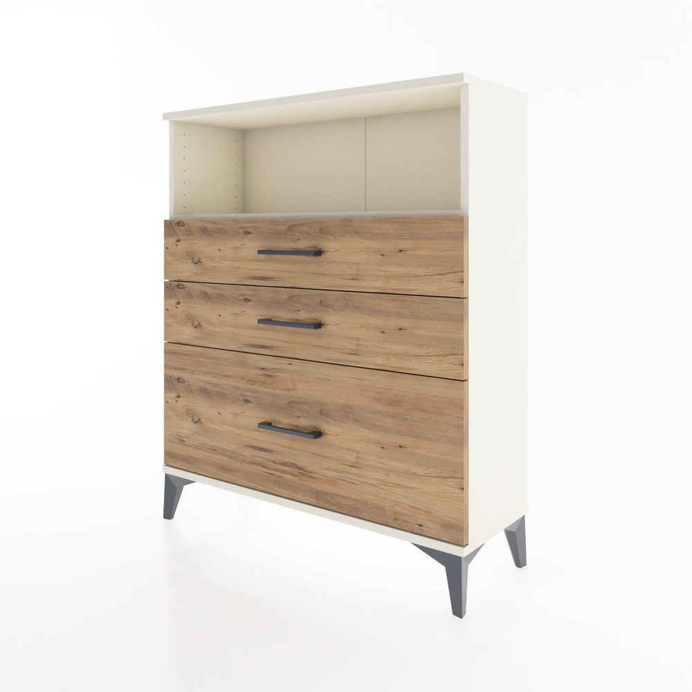 Woodntry Modüler Şifonyer Aytaşı 88x30x94 cm Çekmeceli ve Raflı CR13-1