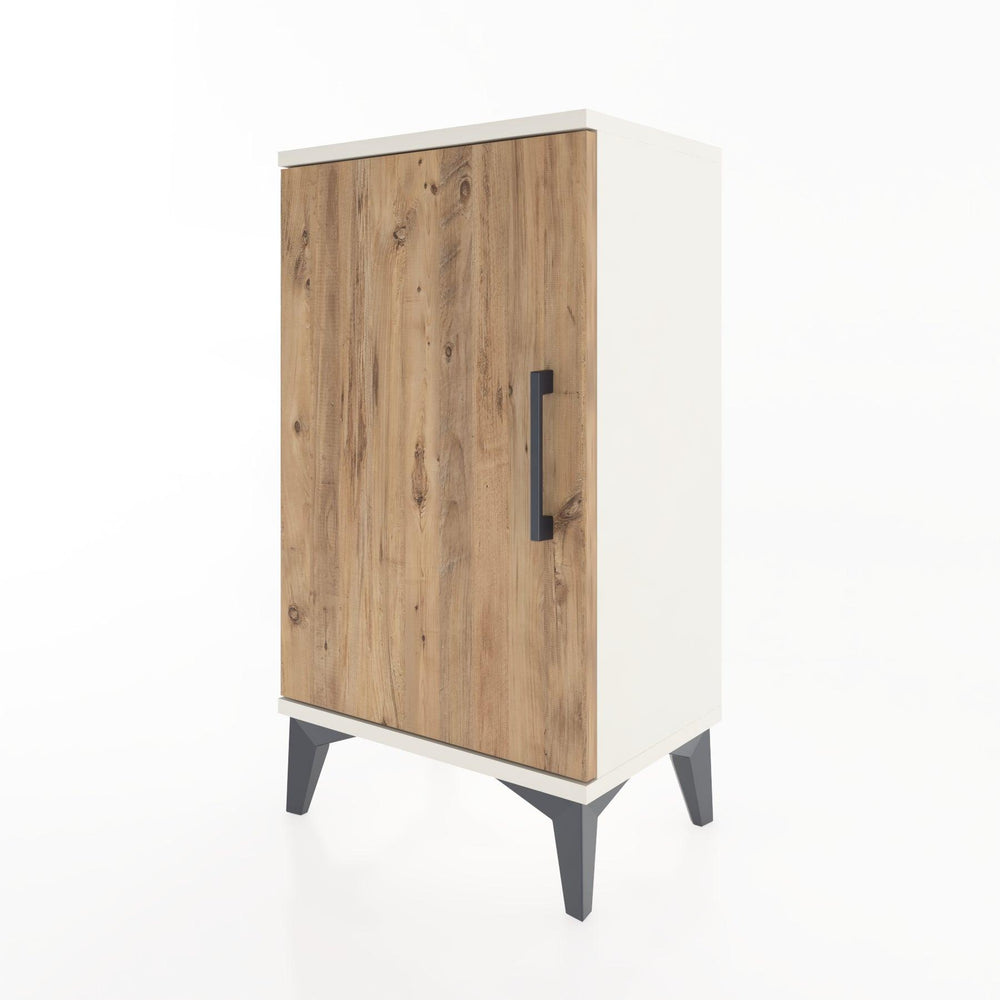Woodntry Modüler Komodin Tek Kapaklı 44x30x68 cm Aytaşı - Woodntry