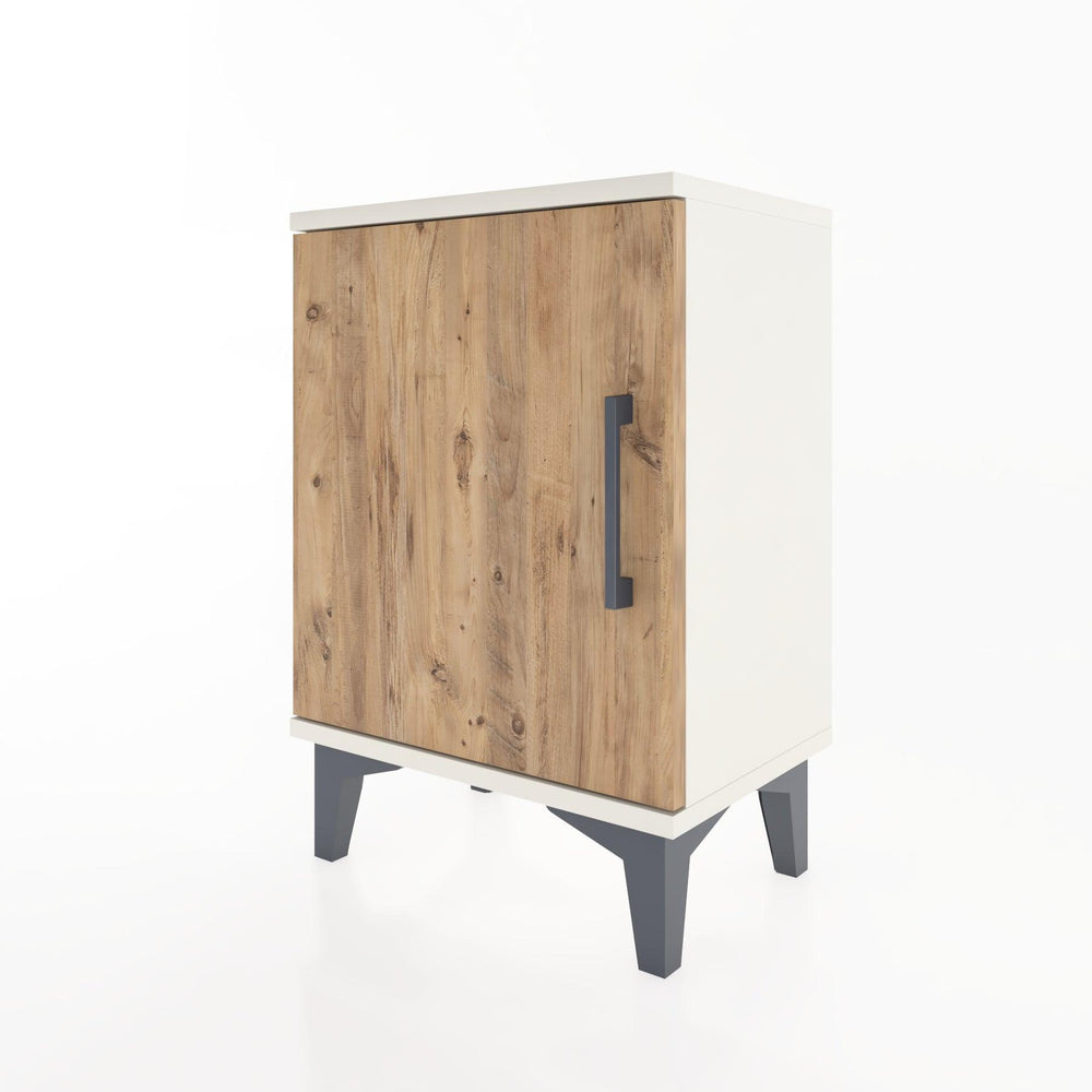 Woodntry Modüler Komodin Tek Kapaklı 44x30x52 cm Aytaşı - Woodntry