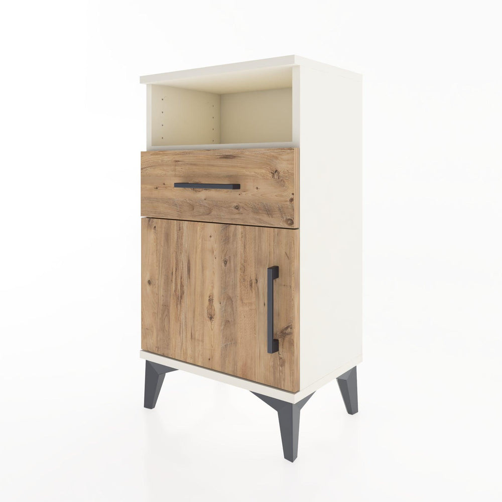Woodntry Modüler Komodin Raf Çekmece Kapaklı 44x30x68 cm Aytaşı - Woodntry