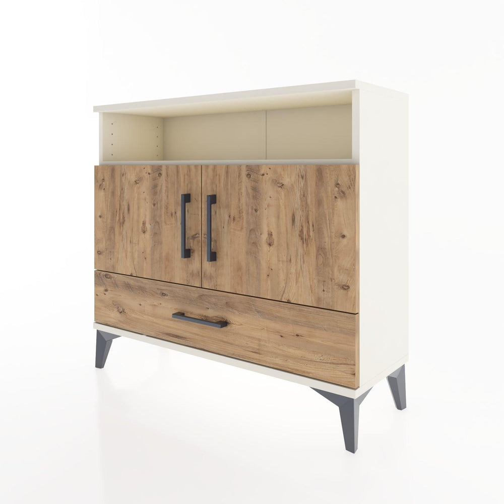 Woodntry Modüler Şifonyer Raf Kapak Çekmeceli 88x30x68 cm Aytaşı - Woodntry