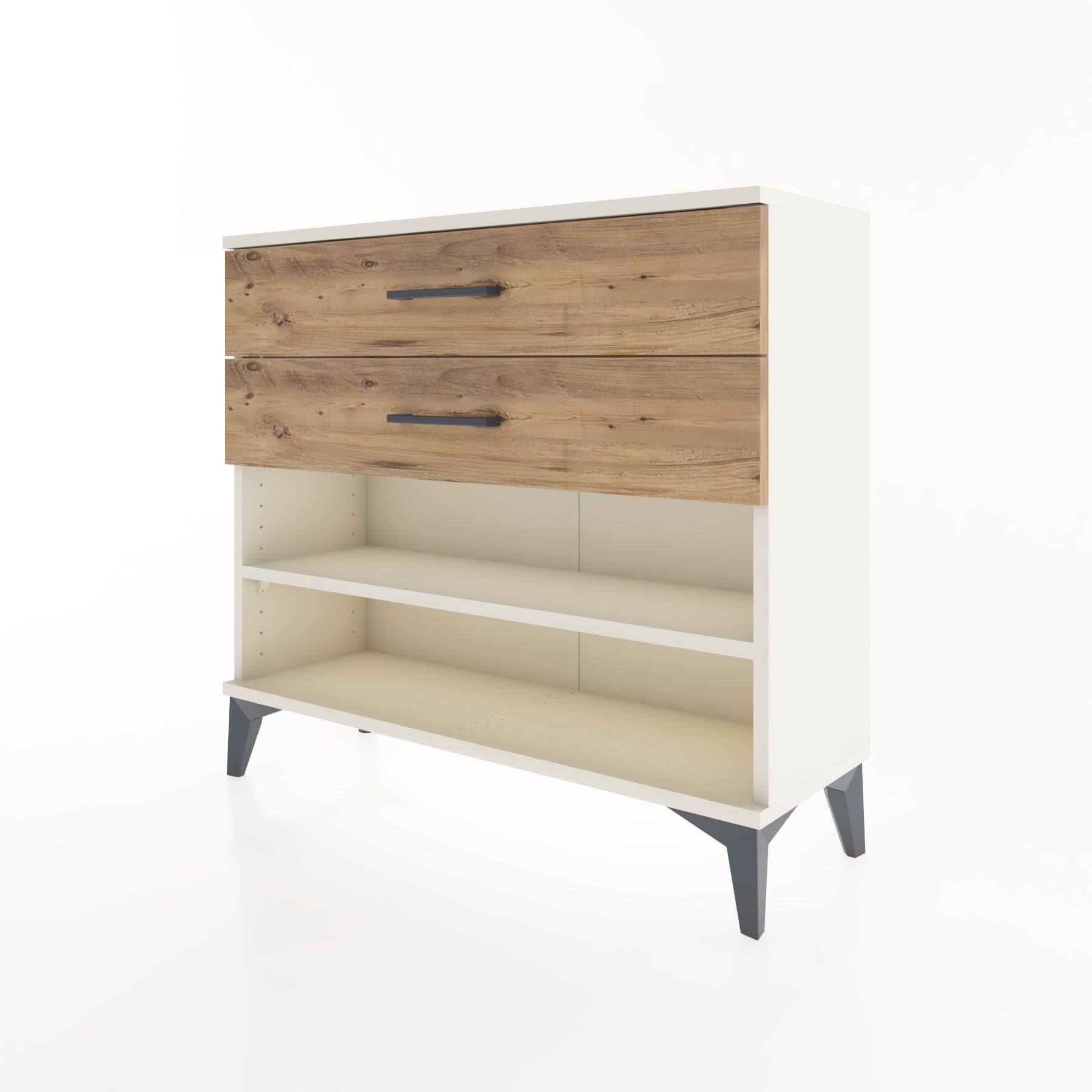 Woodntry Modüler Şifonyer İki Çekmeceli V1 88x30x68 cm Aytaşı - Woodntry