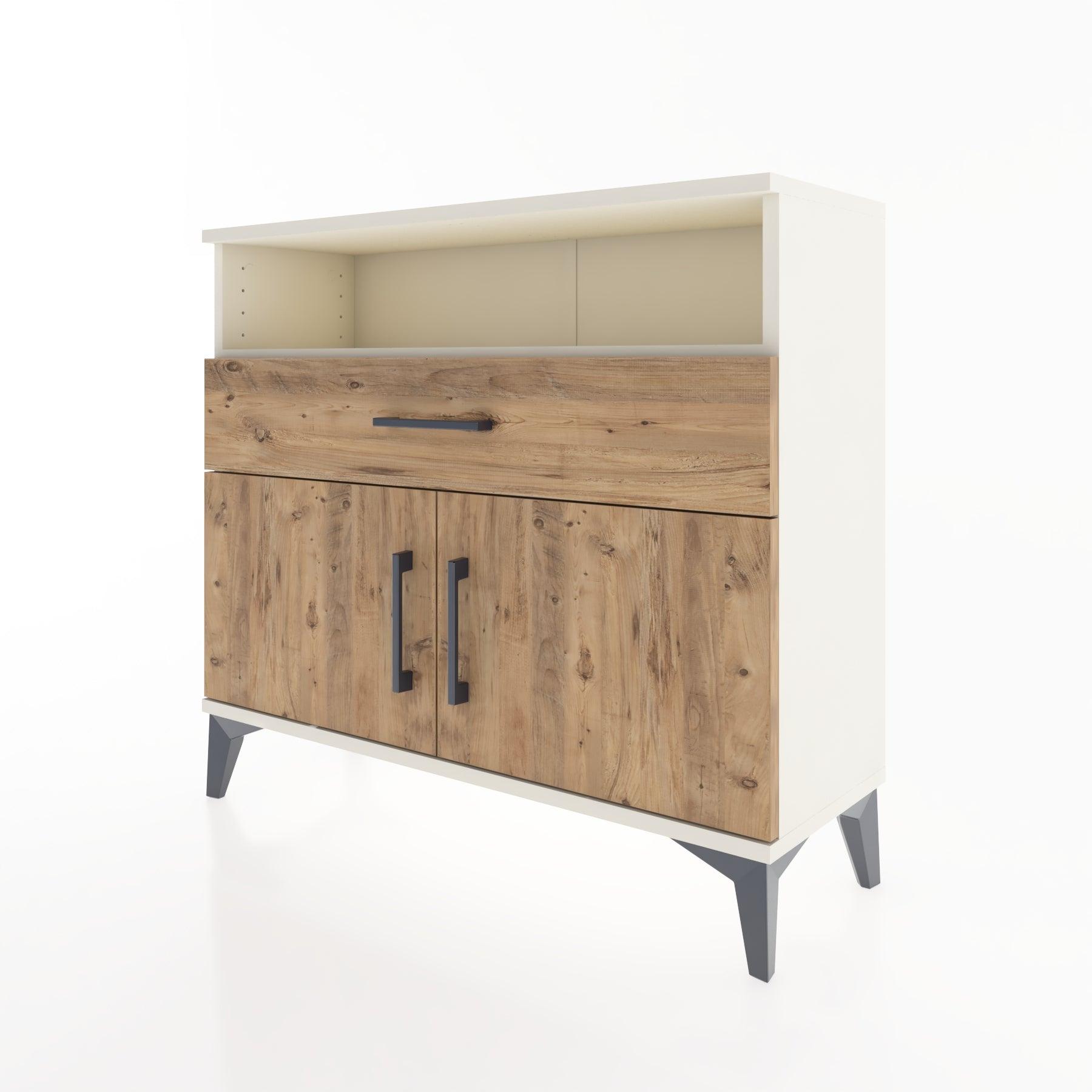 Woodntry Modüler Şifonyer Kapak Raf Çekmeceli 88x30x68 cm Aytaşı - Woodntry