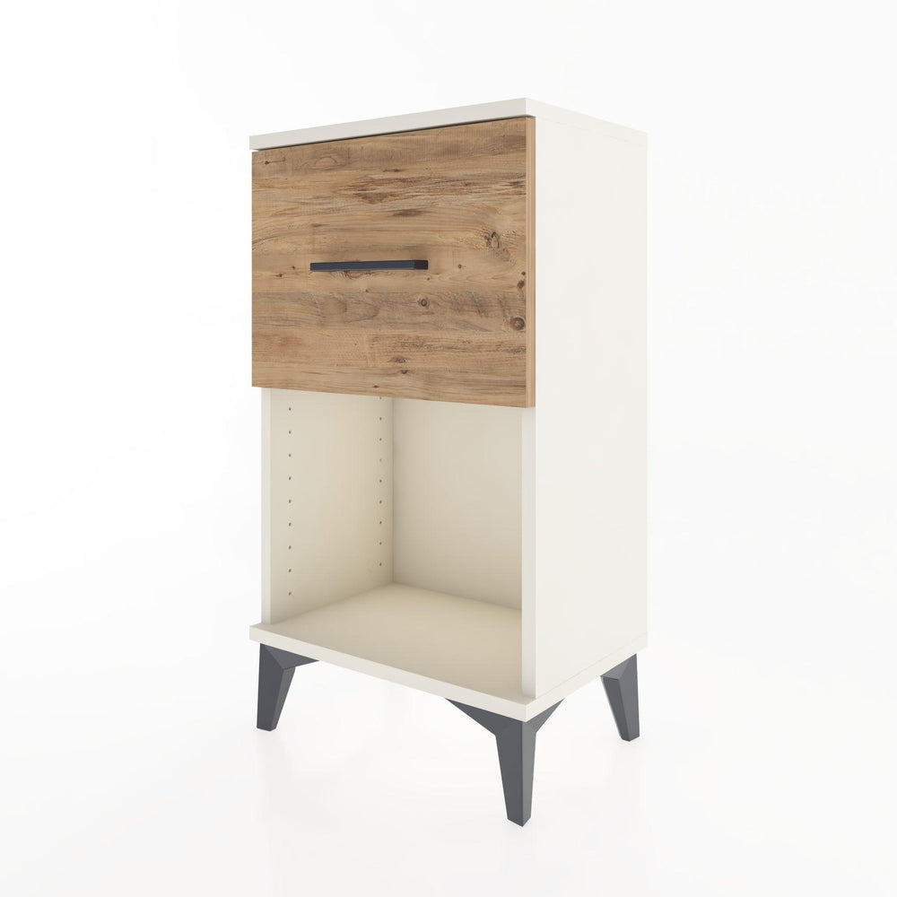 Woodntry Modüler Komodin Tek Çekmece ve Raflı V1 44x30x68 cm Aytaşı - Woodntry