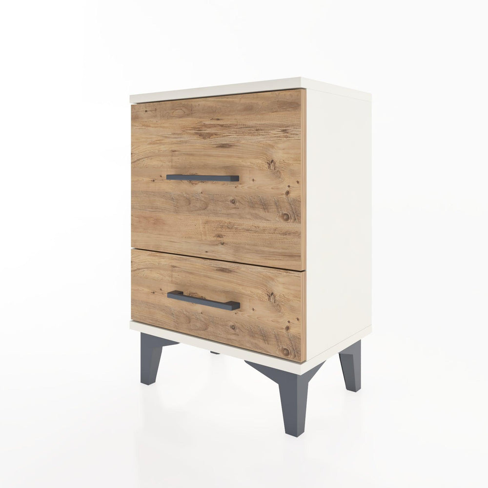 Woodntry Modüler Komodin Büyük ve Küçük Çekmece 44x30x52 cm Aytaşı - Woodntry