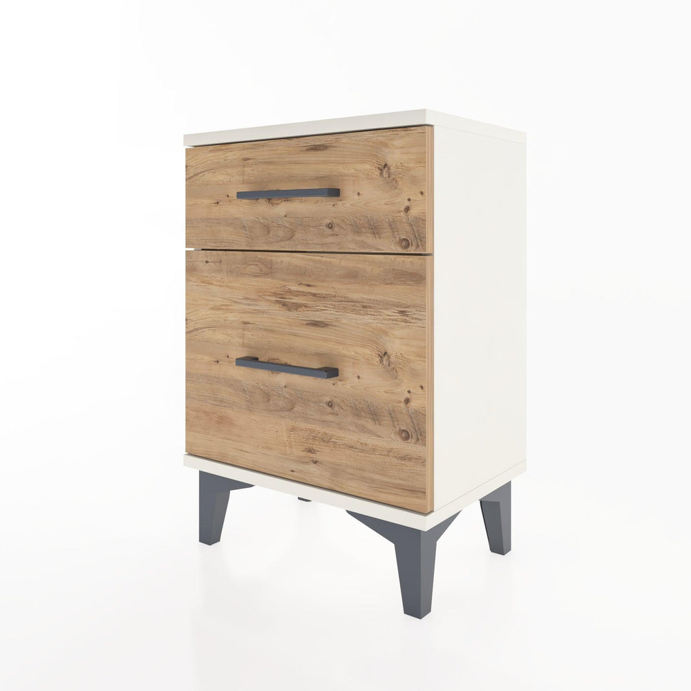 Woodntry Modüler Komodin Küçük ve Büyük Çekmece 44x30x52 cm Aytaşı - Woodntry