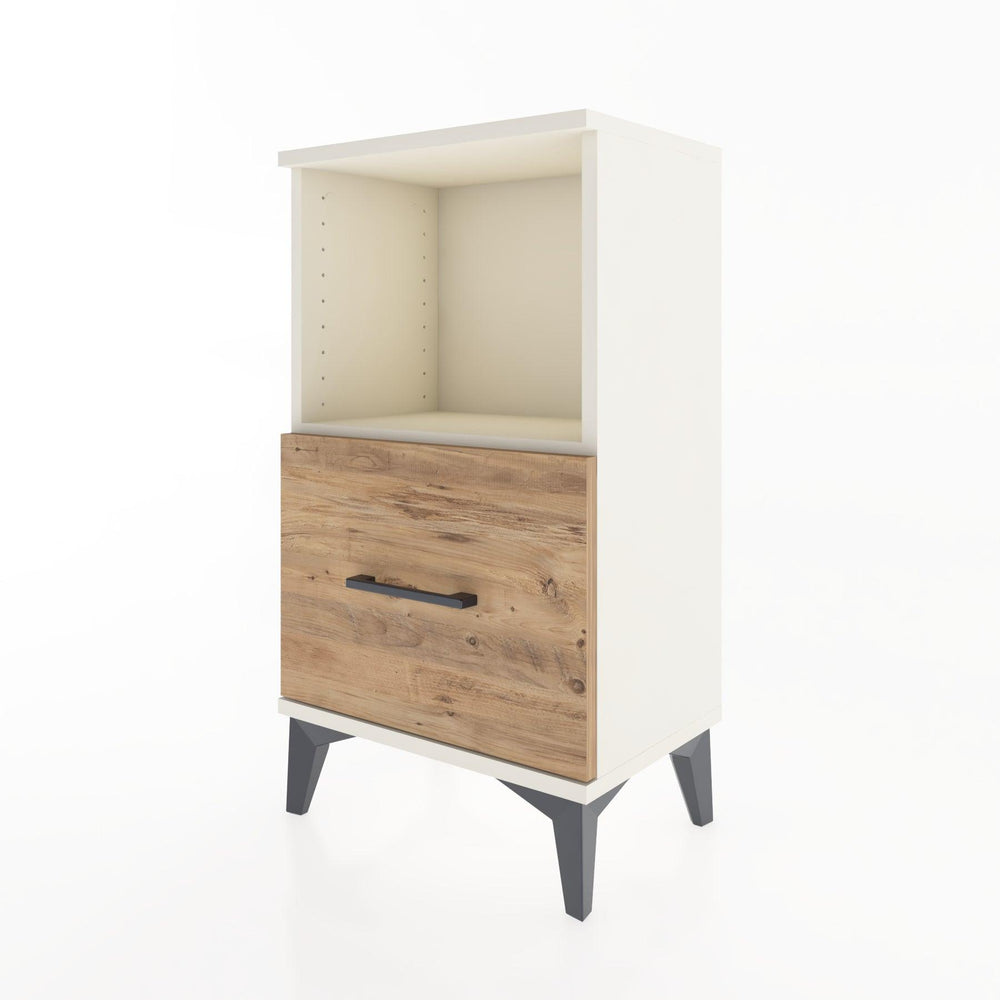 Woodntry Modüler Komodin Tek Çekmece ve Raflı V2 44x30x68 cm Aytaşı - Woodntry
