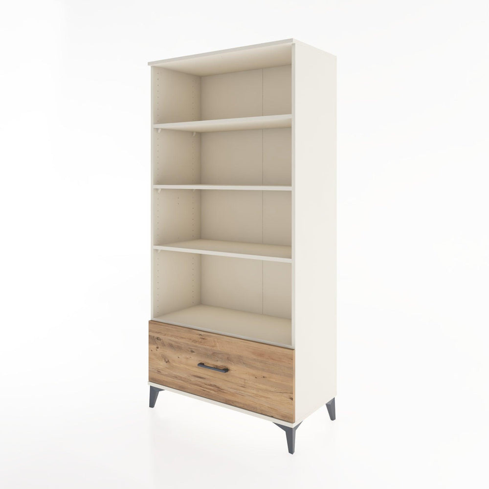Woodntry Modular Cabinet Moonstone 88x44x170 cm with Drawers and Shelves CR44-1