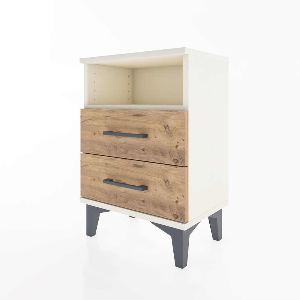 Woodntry Modüler Komodin İki Çekmeceli 44x30x52 cm Aytaşı - Woodntry
