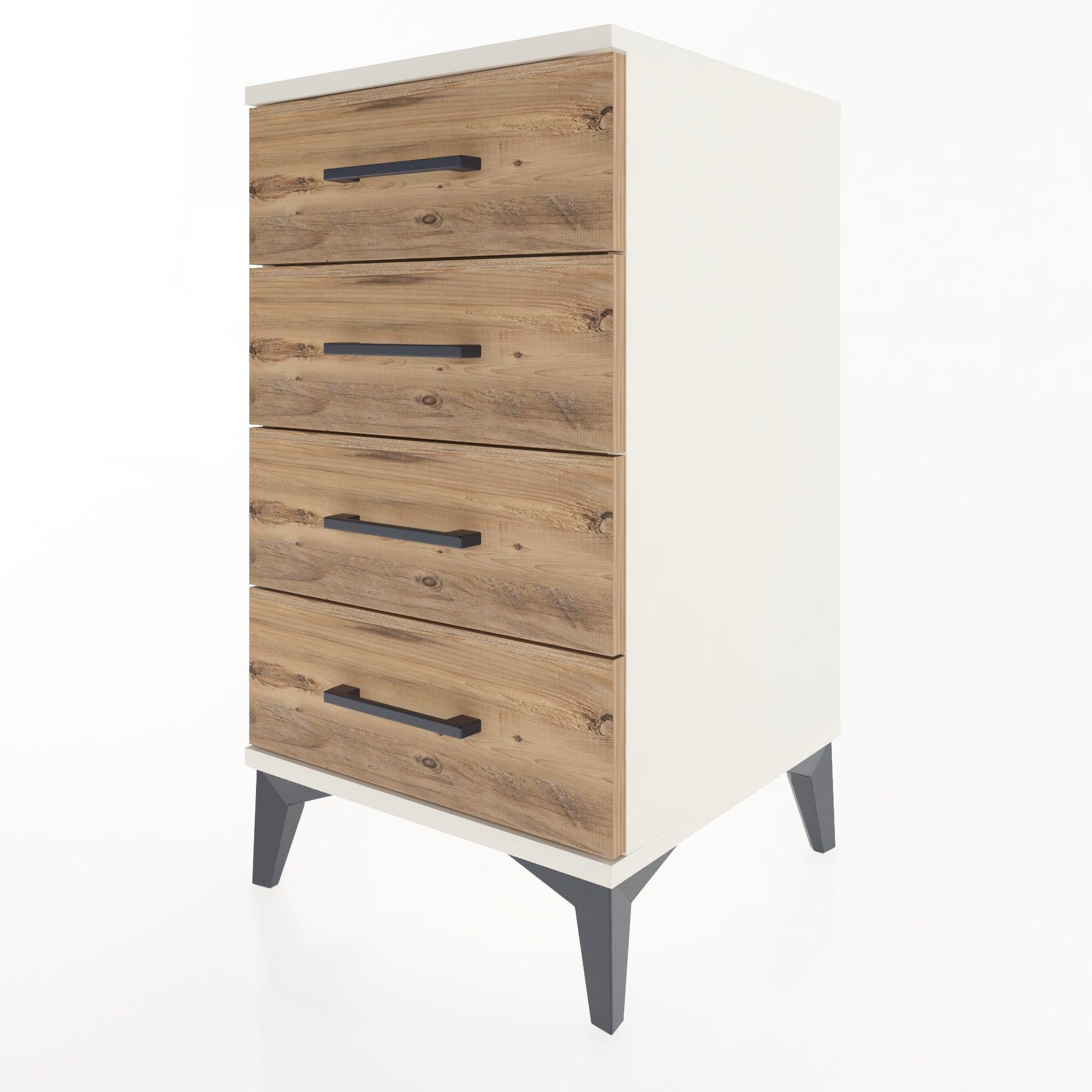 Woodntry Modular Nightstand Moonstone 44x44x68 cm Drawer C1-1