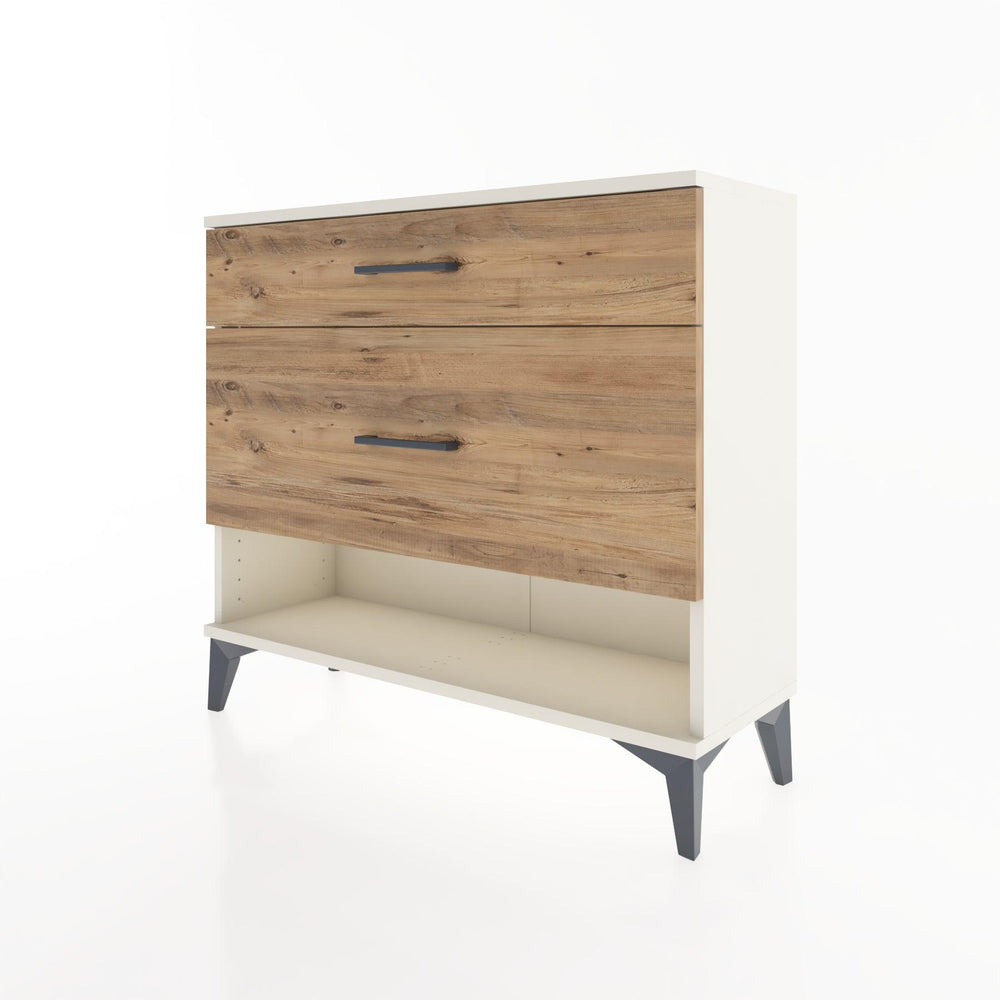 Woodntry Modüler Şifonyer İki Çekmeceli V8 88x30x68 cm Aytaşı - Woodntry