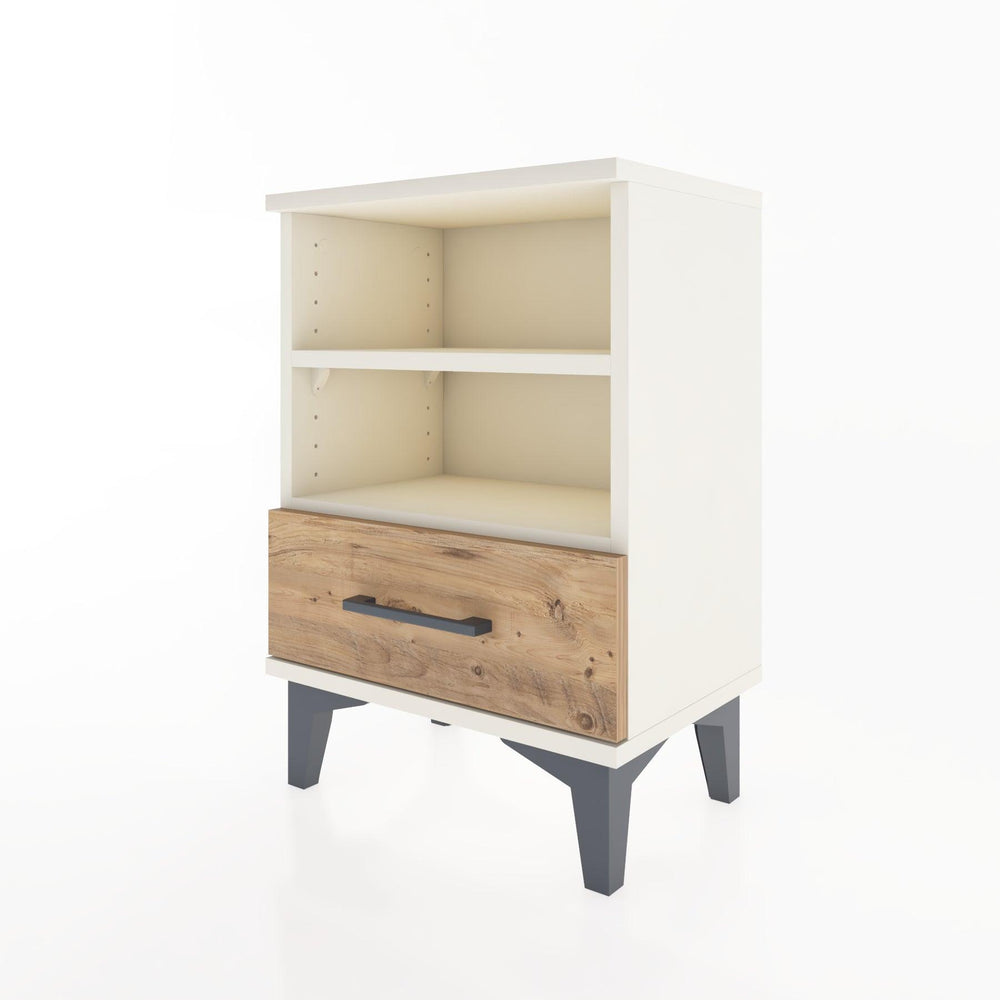 Woodntry Modüler Komodin Çift Raflı 44x30x52 cm Aytaşı - Woodntry