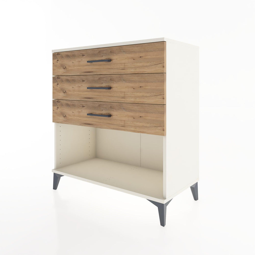 Woodntry Modular Dresser Moonstone 88x44x84 cm with Drawers and Shelves CR11-1